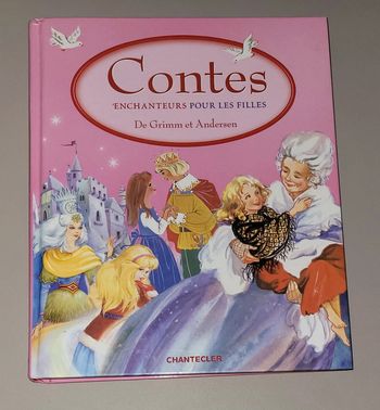 Livre contes enchanteurs pour les filles de Grimm et Andersen