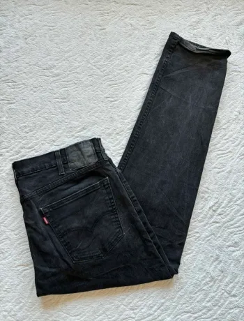 Jeans Levi’s homme 502 slim Taper W38 L32 XL/48 – Coupe fuselée noir