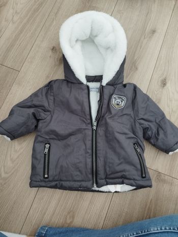 Manteau garçon sucre d'orge