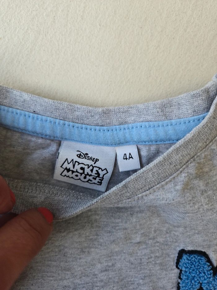 Tee-shirt manches courtes 4 ans Mickey - photo numéro 2