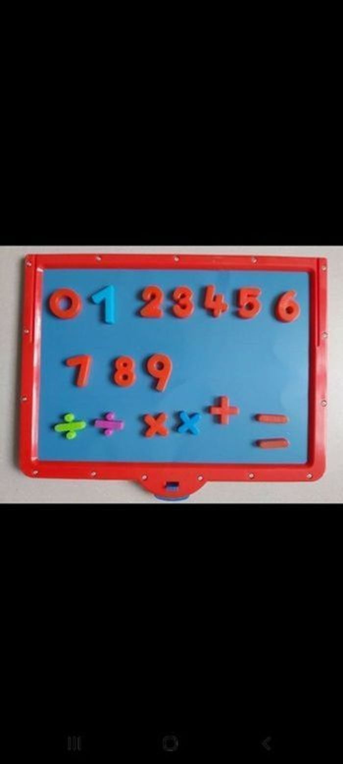 Tableau magnétique valisette lettres et chiffres - photo numéro 3