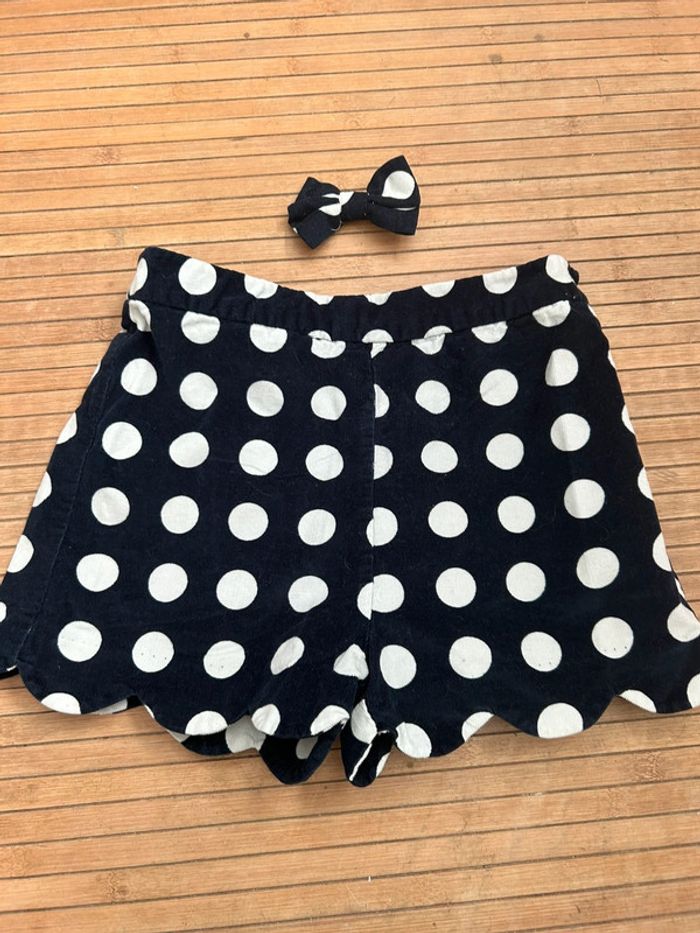 Shirt velours Jacadi et barrette