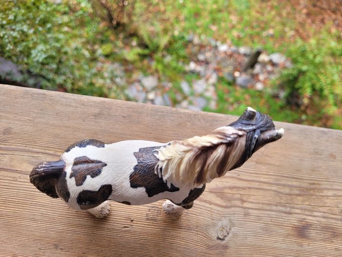 Lot de 2 Chevaux Scheich : 1 marron tâché blanc et un brun crinière blanche - photo numéro 4