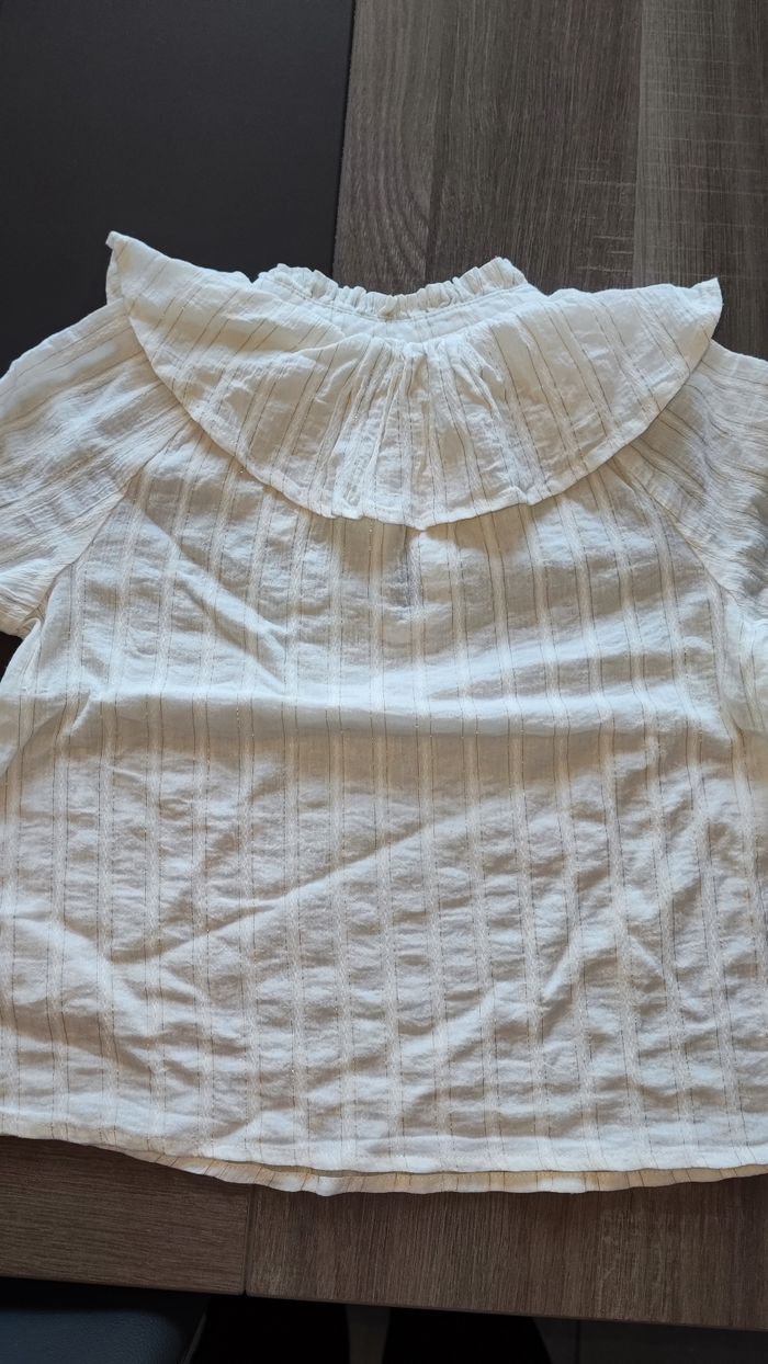 T-shirt manche longue neuf sans étiquette fille 4 ans 🌹 - photo numéro 3