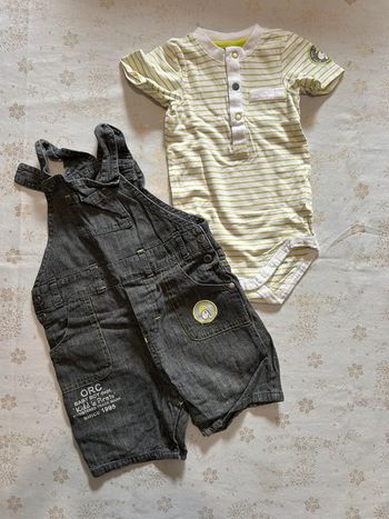 Ensemble salopette / body