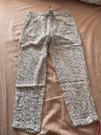 Pantalon léger fleuri