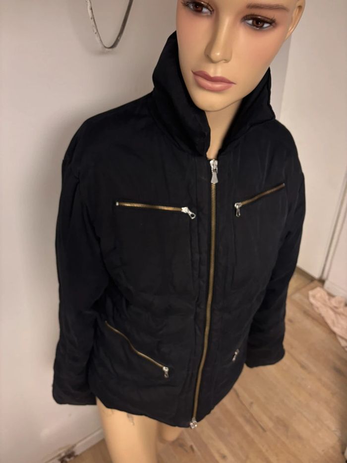 Blouson matelassés noir Versace - photo numéro 10