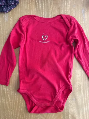 Body manches longues mots d’enfants 24 mois