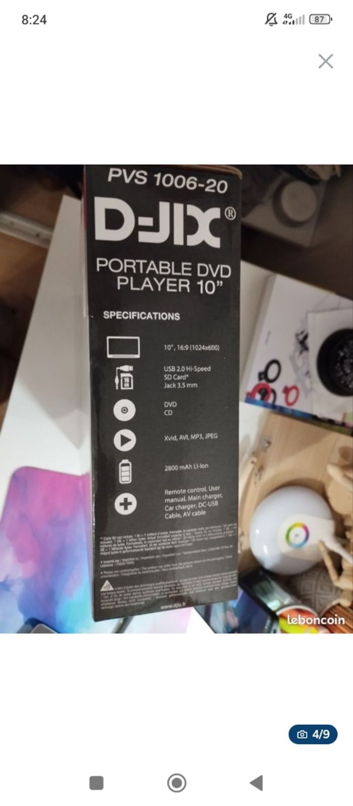 Lecteur DVD portable - photo numéro 4