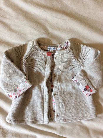 Gilet coton doublé - Vertbaudet 6m