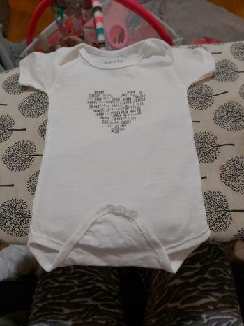 Body taille 3/6mois 62/68cm zeeman
