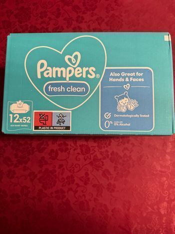 Lingettes Pampers Fresh Clean