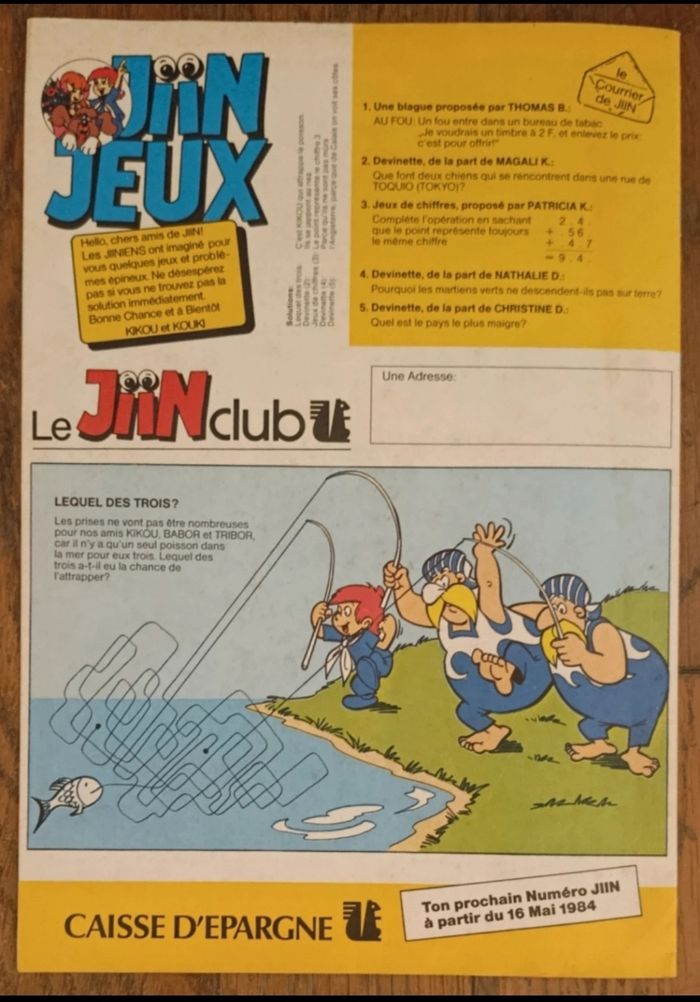 Ancien magazine Jiin mars 1984 vintage - photo numéro 5