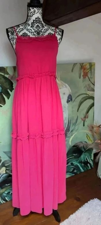 Robe longue à volant T36