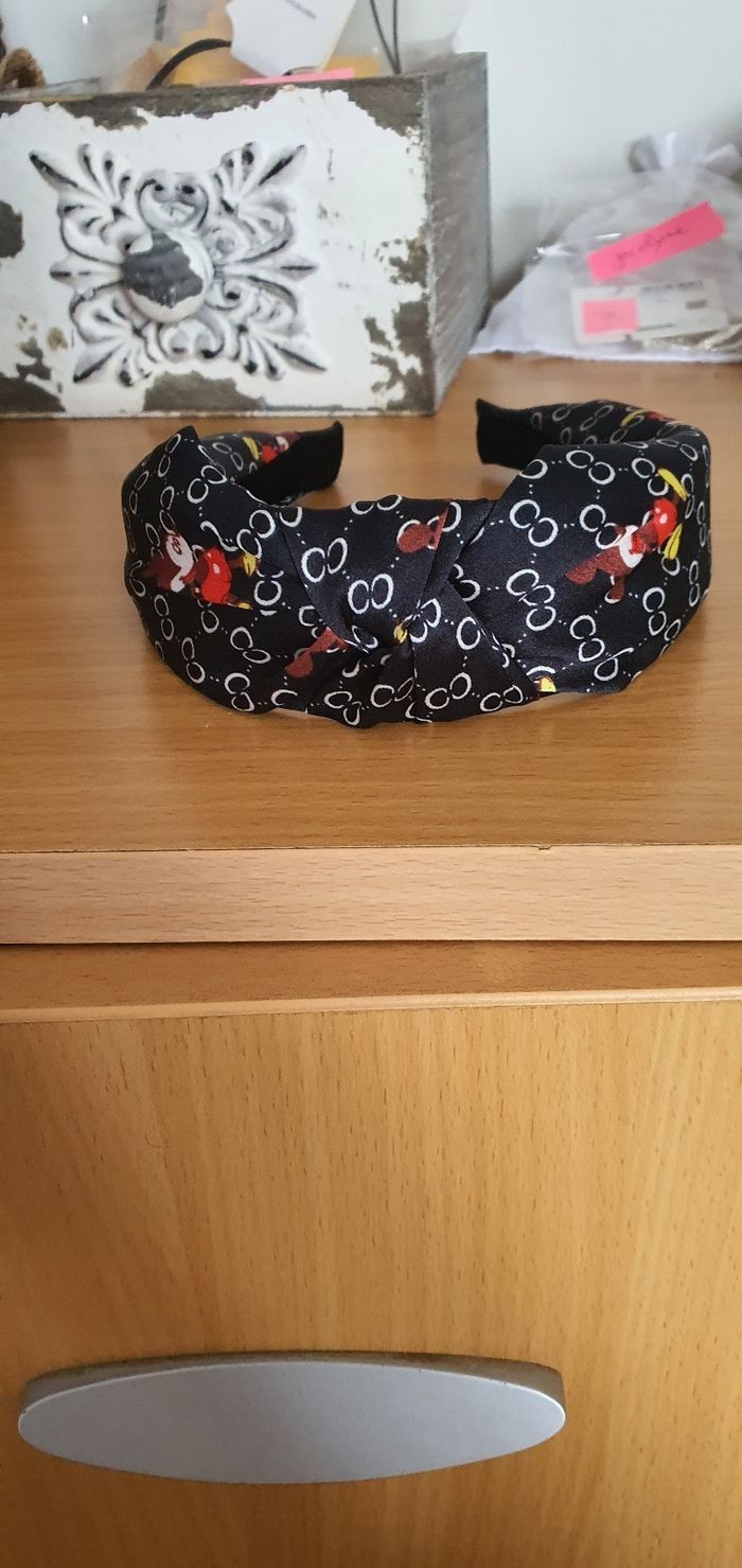 Serre Tête Mickey style foulards - photo numéro 2