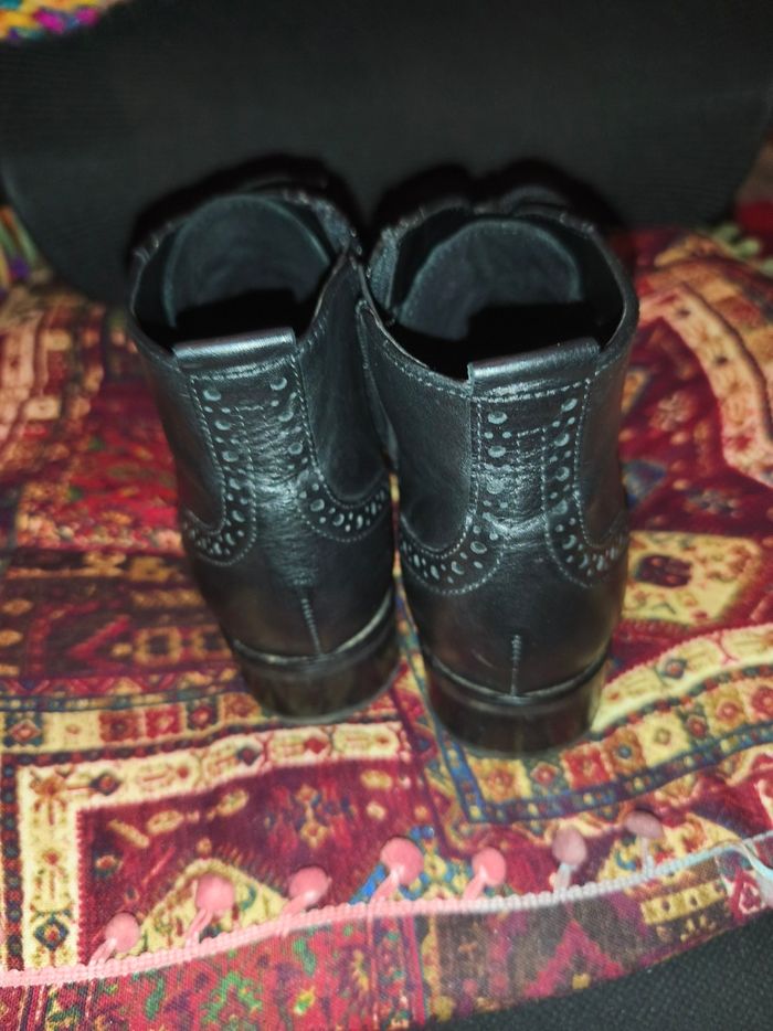 Bottines derbies Gabor cuir véritable pleine fleur - photo numéro 4