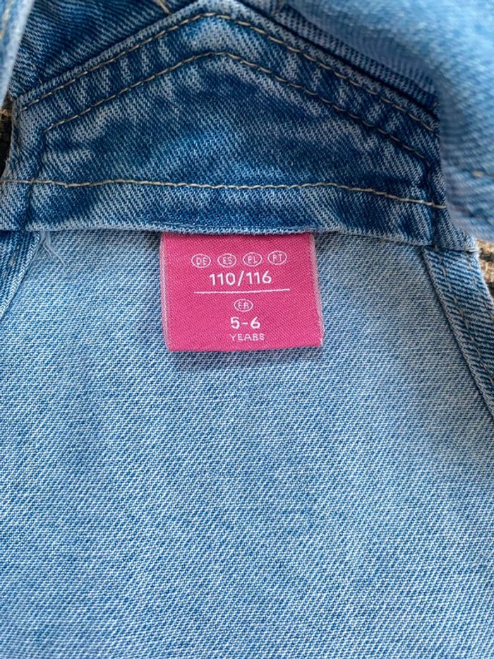 Salopette jupe jean fille - photo numéro 4