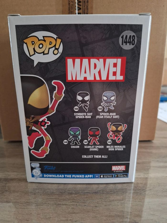 Funko pop marvel miles morales iron spider 1448 - photo numéro 2