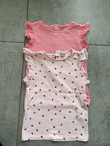 Lot de 2 tshirts sans manches kiabi