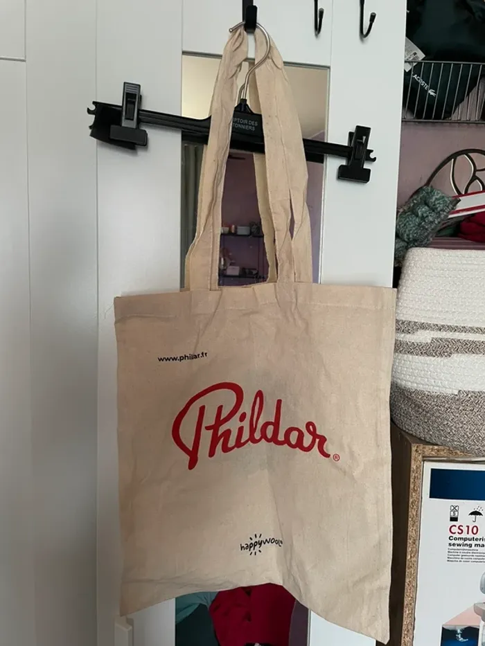 Tote bag phildar pingouin