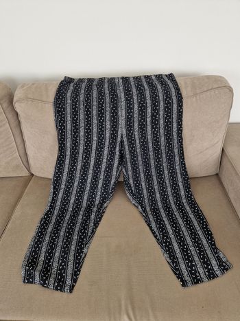 Pantalon noir a motif blanc, Pierre Catel