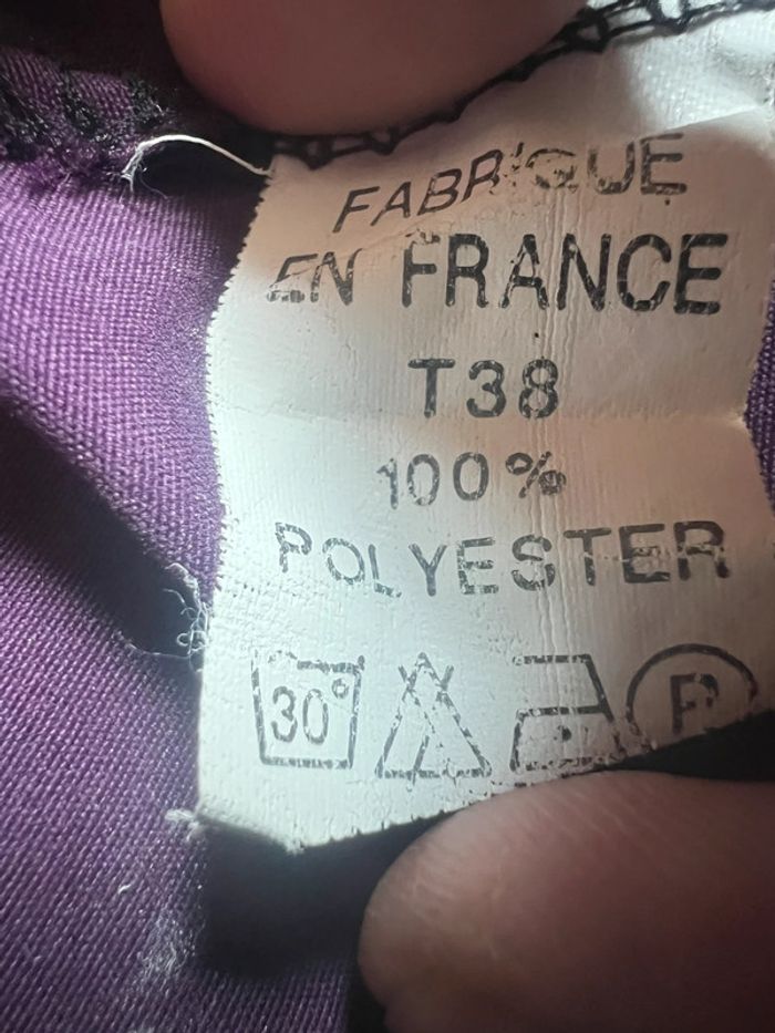 Jupe longue femme violette taille 38 - photo numéro 5