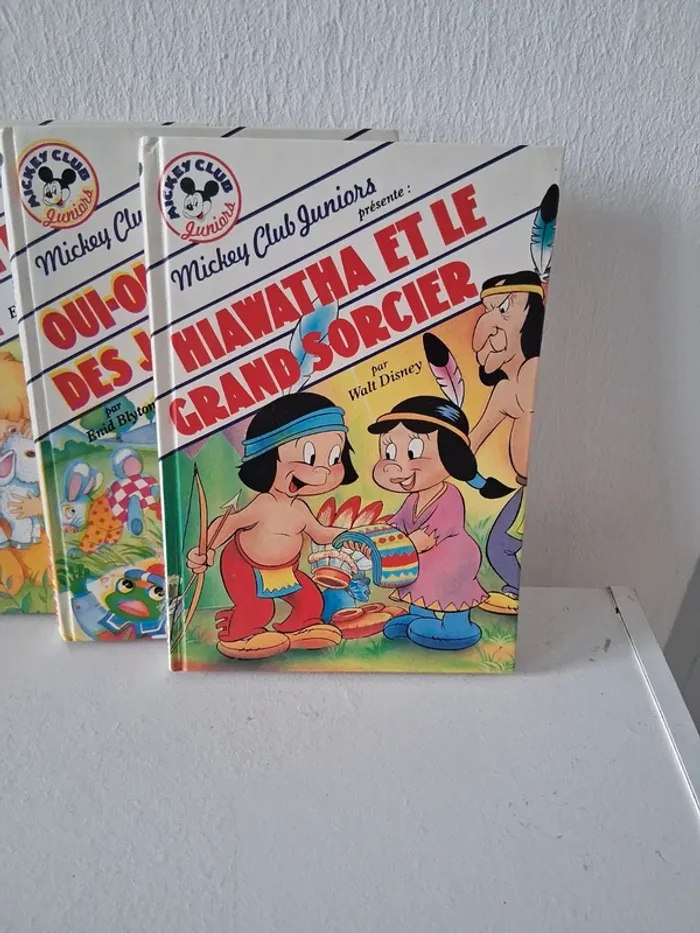 Lot de livres vintage - Mickey Club Juniors - photo numéro 2