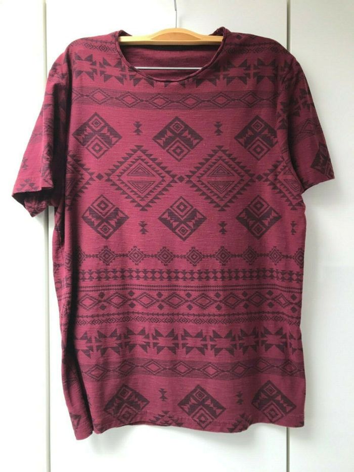 Tee-shirt bordeaux Celio - Taille S