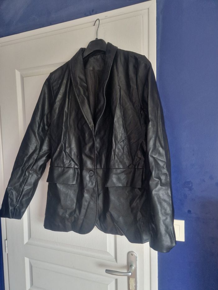 Blazer simili cuir
