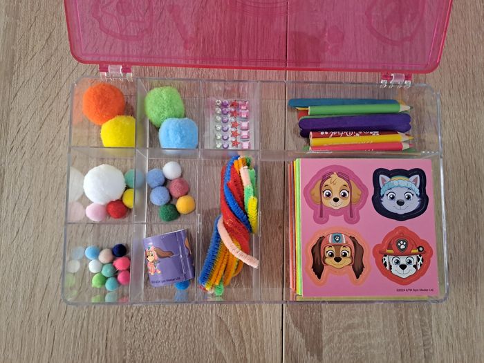 Boite de travaux manuels la pat patrouille neuf - photo numéro 3