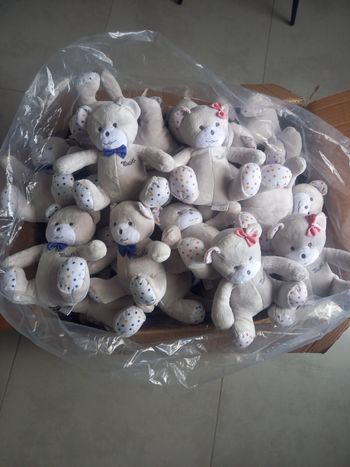 Lot 60 peluches Neuf musty de mustela