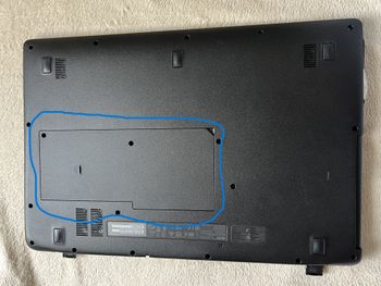 Trappe disque dur d’origine – Acer Aspire ES1-732 (modèle N16C3)
