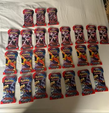 Lot 25 bilster  boosters ev10 rivalités destinées