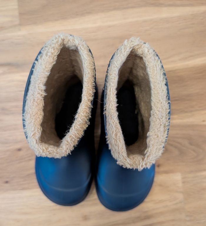 Bottes de pluie fourrées Igor Yogi Borreguito bleue - photo numéro 2