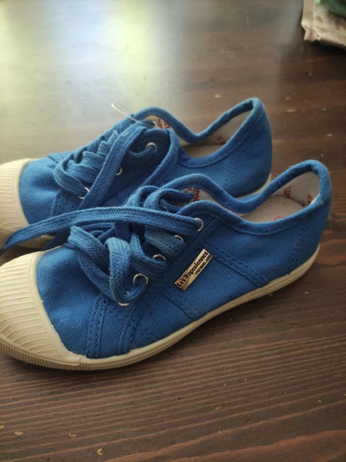 Tennis en toile les tropéziennes pointure 30 neuves - photo numéro 2