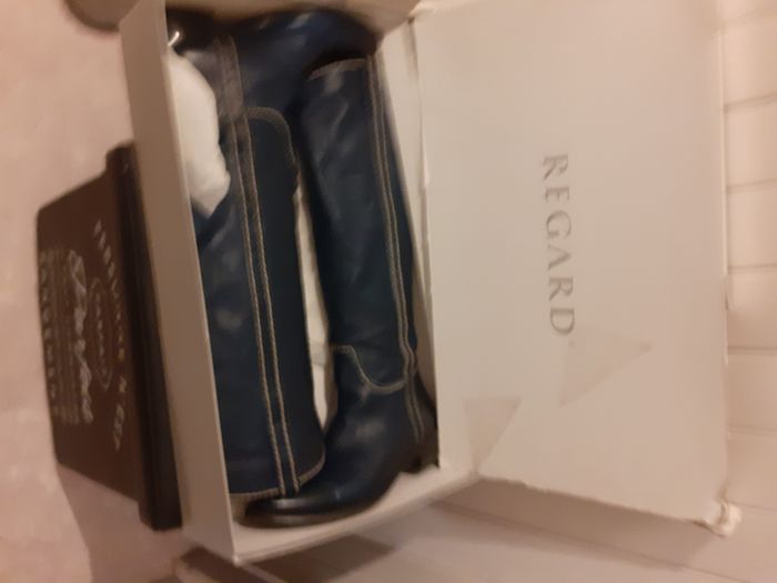 bottes en cuir à enfiler de la marque Regard - photo numéro 3