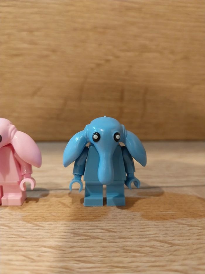 Figurines type lego custom Max Rebo Rose et Bleu Jabba star wars - photo numéro 3