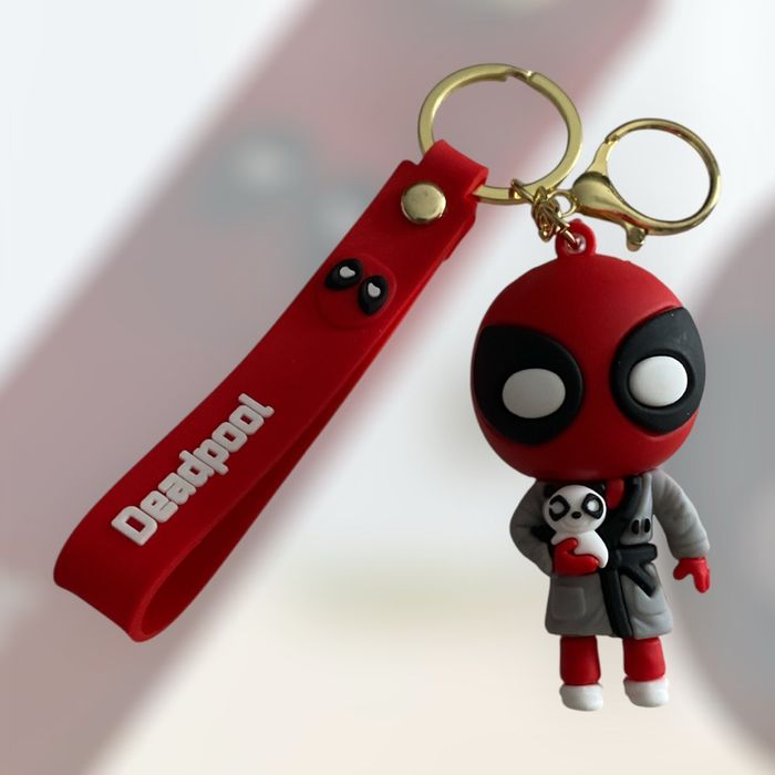 Porte clés Deadpool en silicone - photo numéro 2