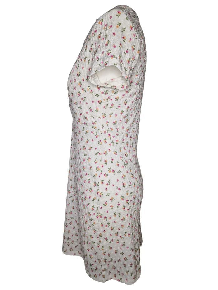 Robe casual Mng – S – Blanche à fleurs – État : Très bon - mango - photo numéro 3