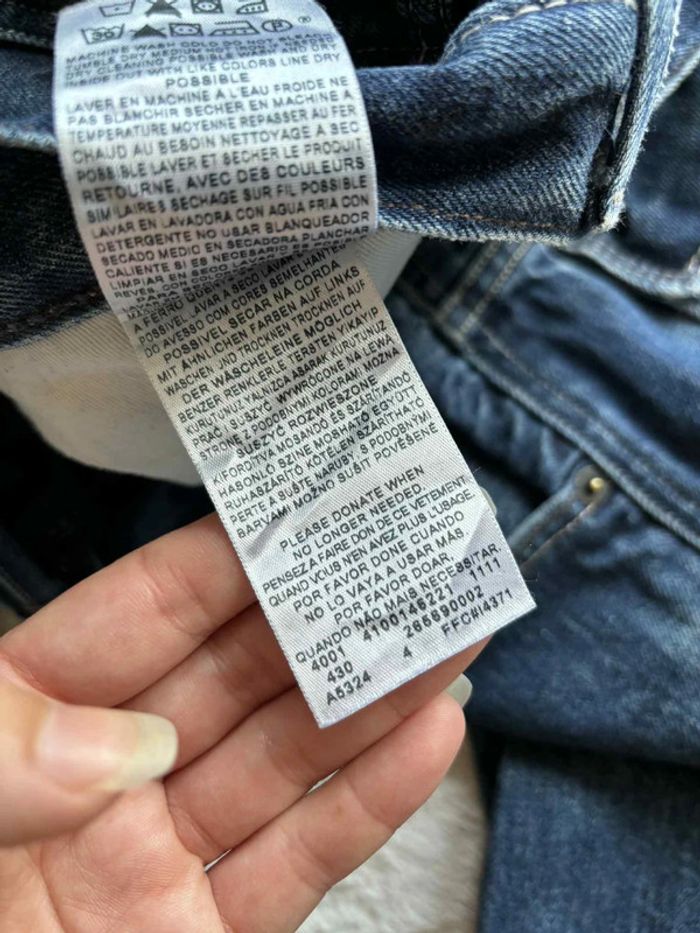 Jean Levi’s 569 loose Straight droit ample homme W33 L30 Made in Mexico bleu foncé L/44 Vintage Y2K - photo numéro 10