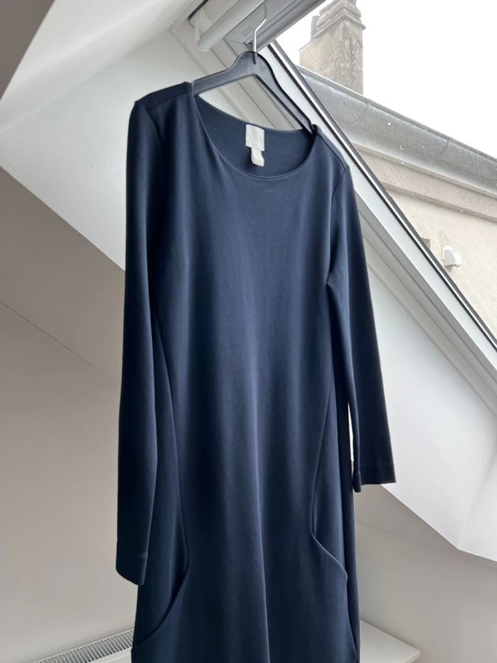 Robe bleu marine H&M - photo numéro 2