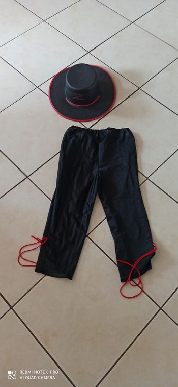 Deguisement zorro 6 ans