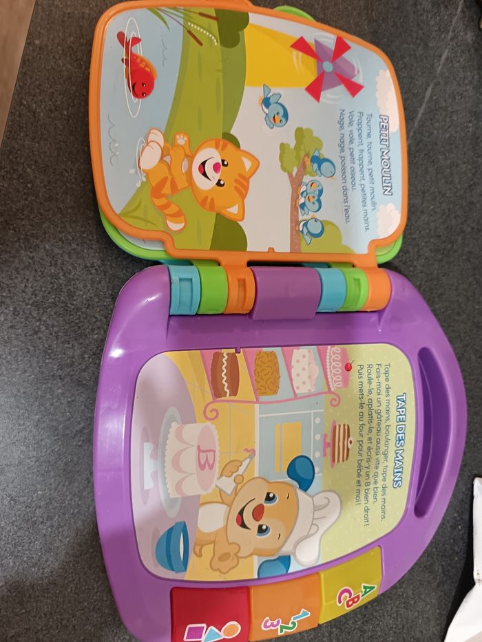 Livre interactif fisher price