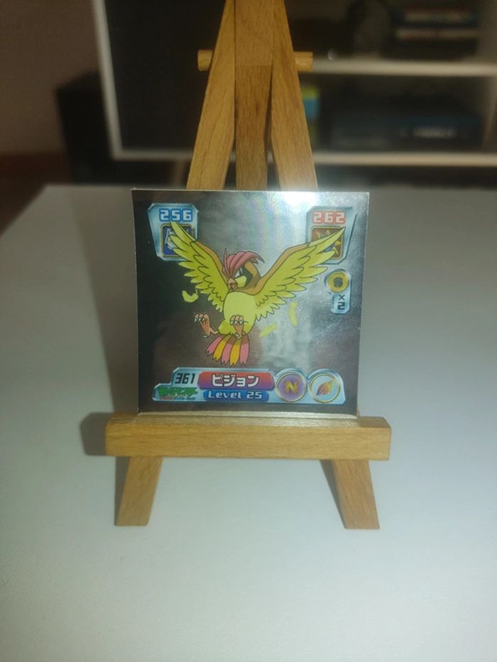 Stickers pokemon pidgeotto roucoups amada foil 2004