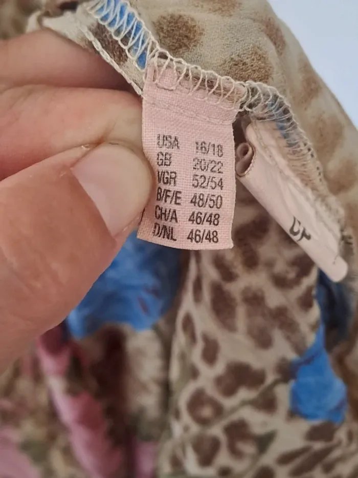 Blouse longue / Tunique Léopard Fleur Ulla Popkin 48/50 - photo numéro 8