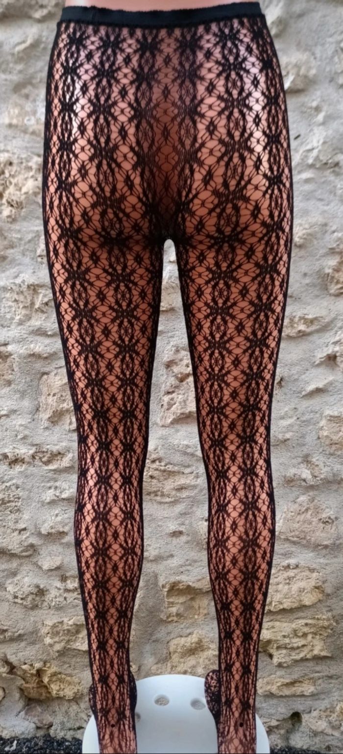 Collant résille motif fantaisie - photo numéro 3