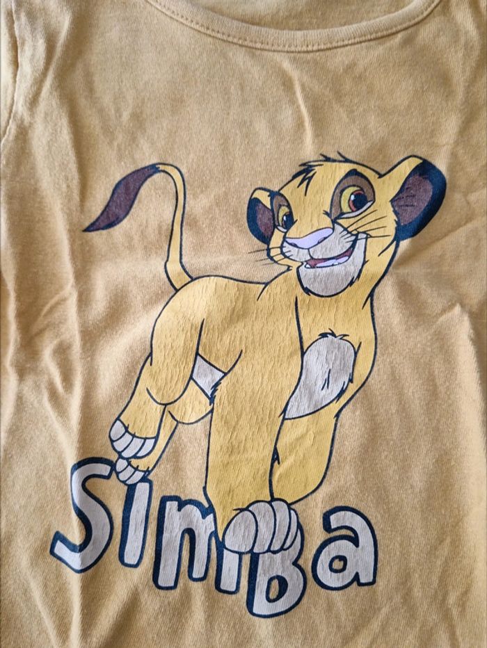 Lot t-shirt disney baby mickey et simba - photo numéro 5