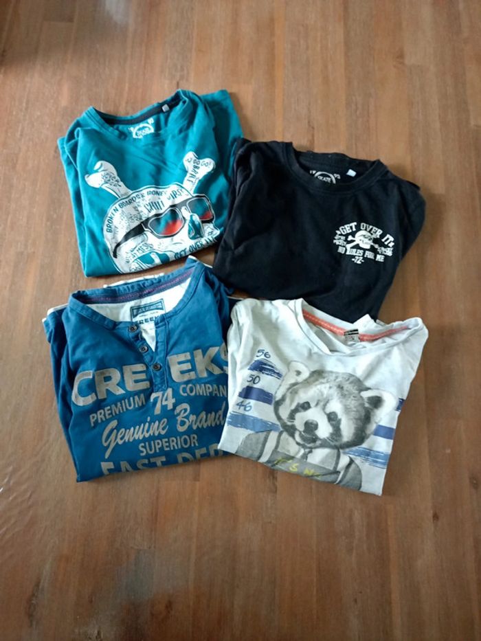 Lot tshirt manche longue