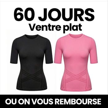 Tee shirt ventre plat 