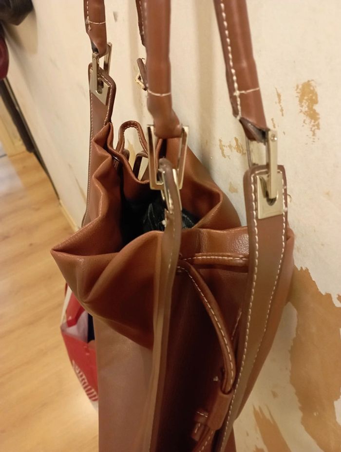 Sac à main marron clair - photo numéro 7